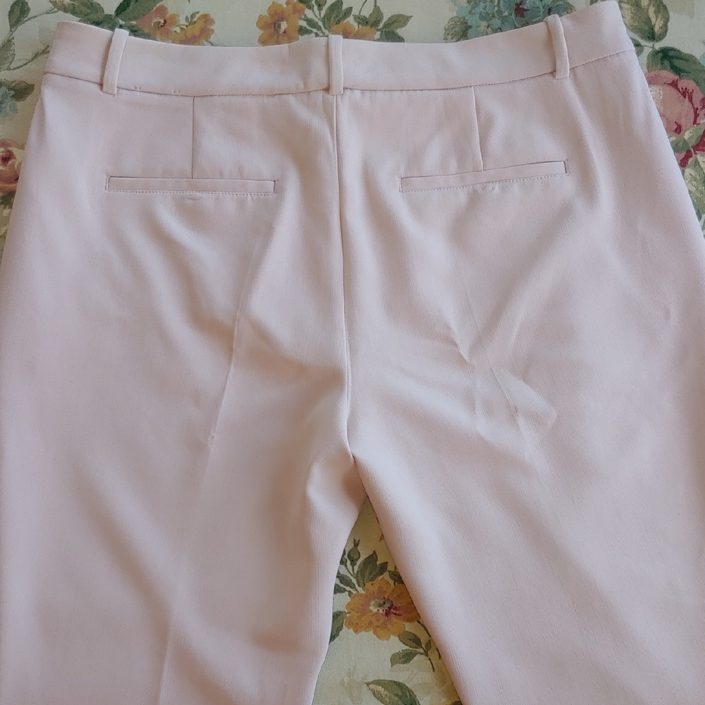 White House Black Market Slim Ankle Pants in Light Pink Women's size 12 Short - Picture 14 of 14